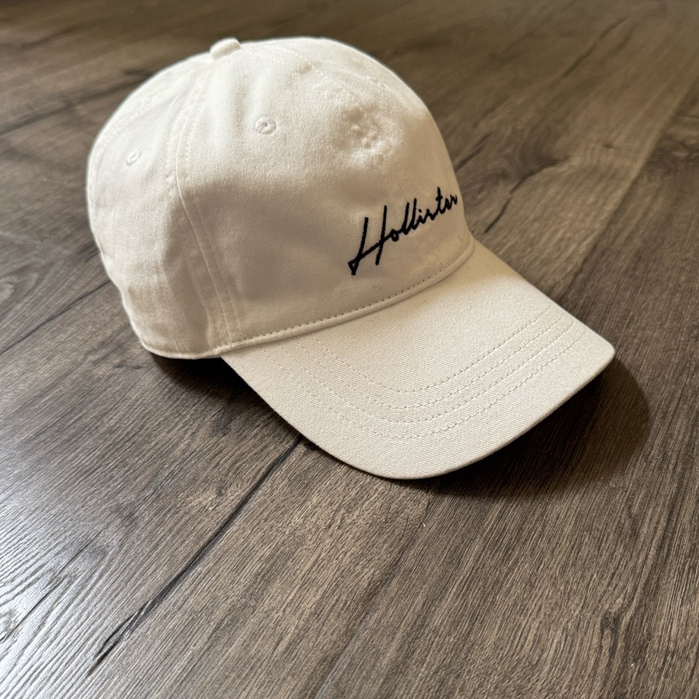 Hollister White Logo Cap